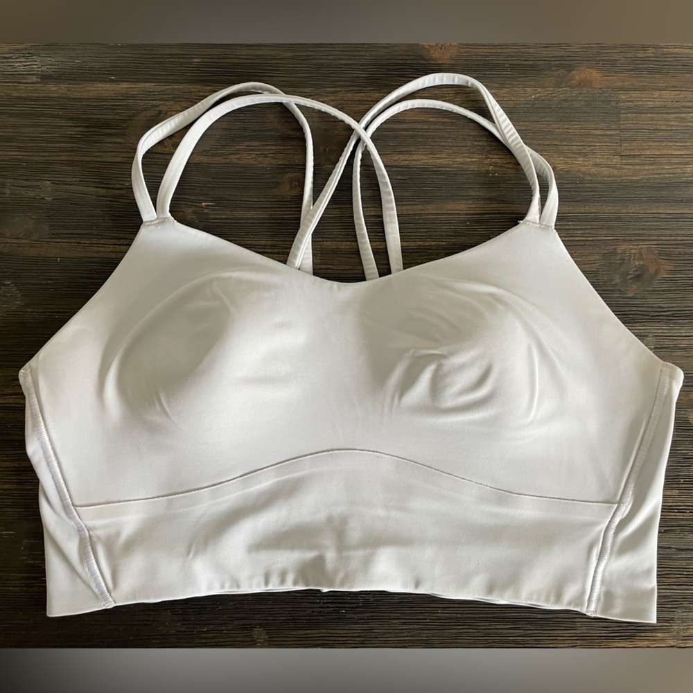 Lululemon Like a Cloud Bra, Longline, light blue